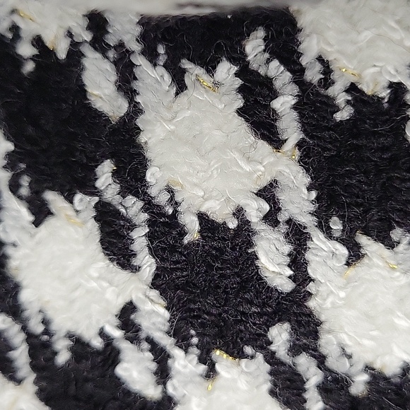 Tahari lined 3 button velvet collar herringbone blazer womens sz 14 - Picture 4 of 10